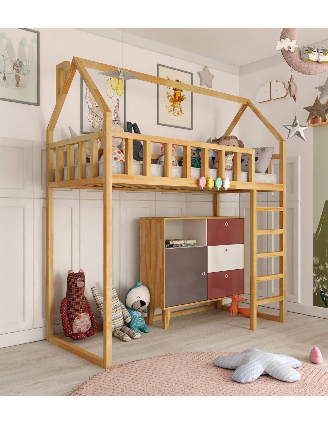 Arthur loft bed front entrance