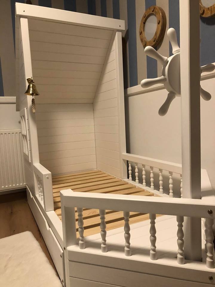 Schiffsbett Piratenbett Piratenschiff Kinderbett