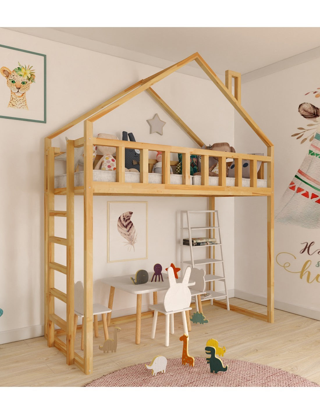 Starlight loft bed - side entrance