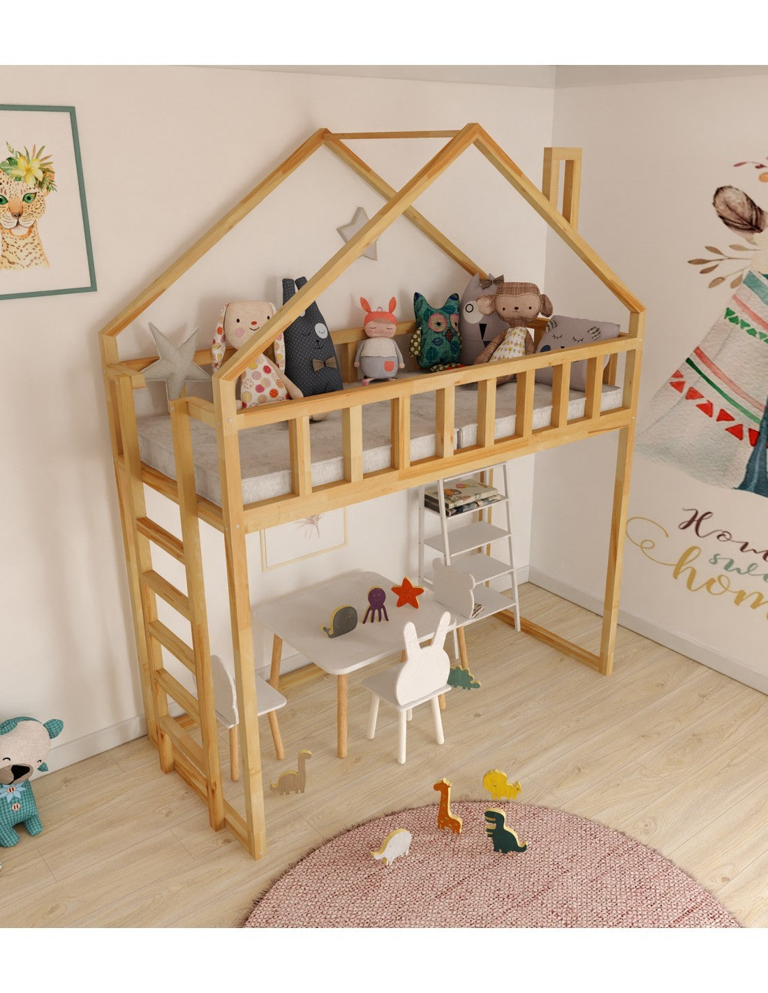 Starlight loft bed - side entrance