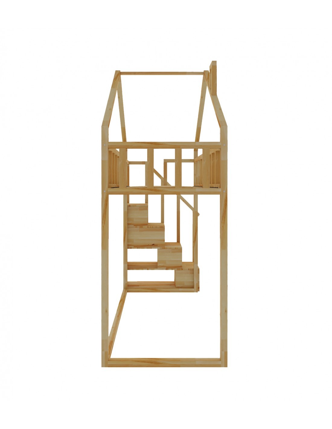 Starlight loft bed with steps - side entrance