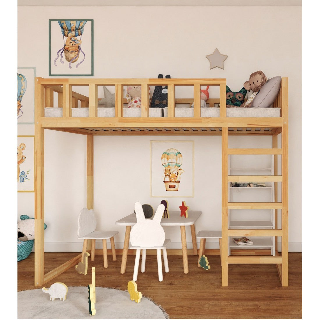 Filip loft bed - front entrance