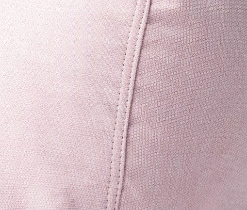 Pouf design / coussin de siège avec dossier FUNNY BUNNY - Rose poudré doux