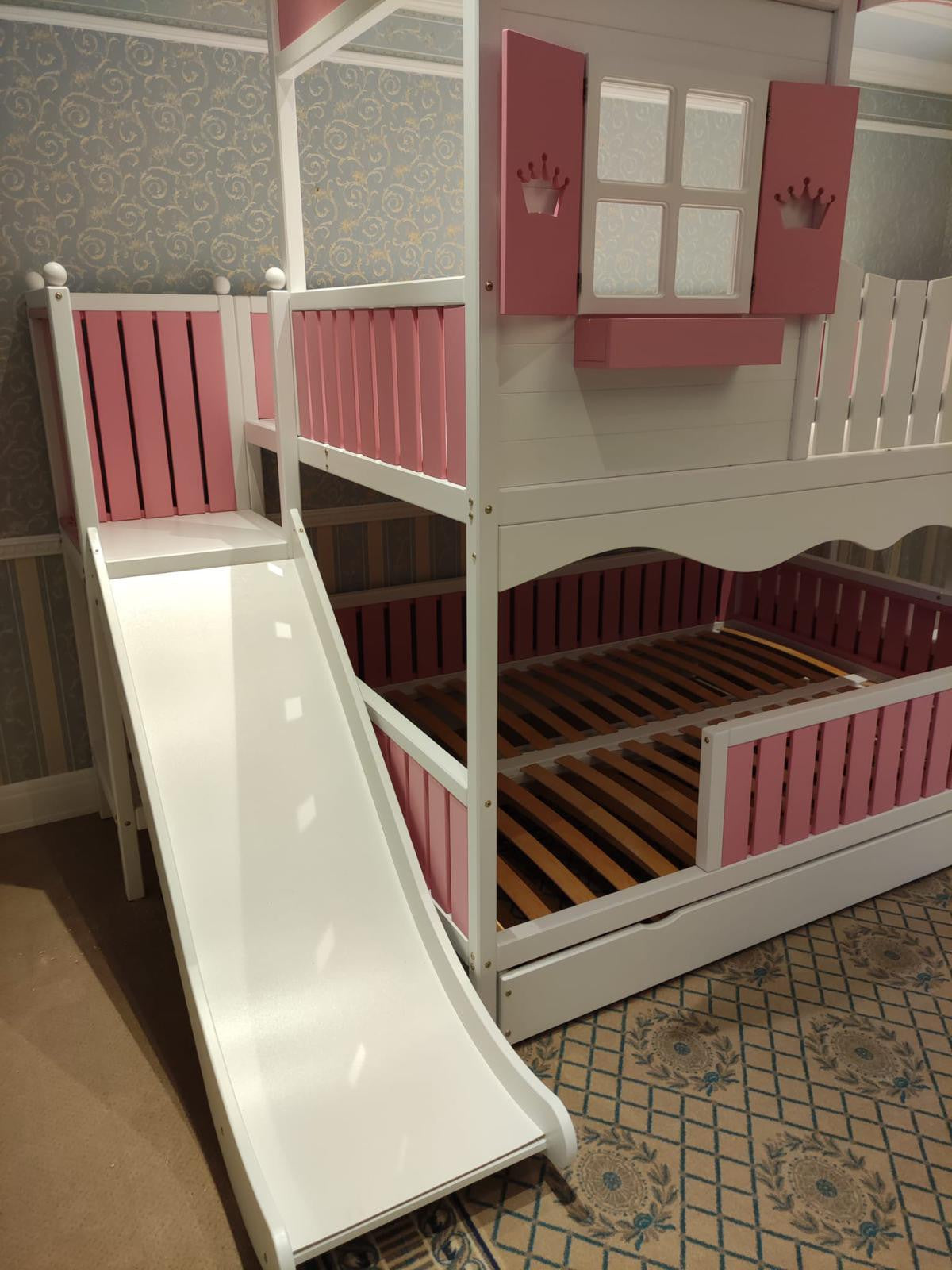 Hausbett Baumhaus Etagenbett PRINCESS