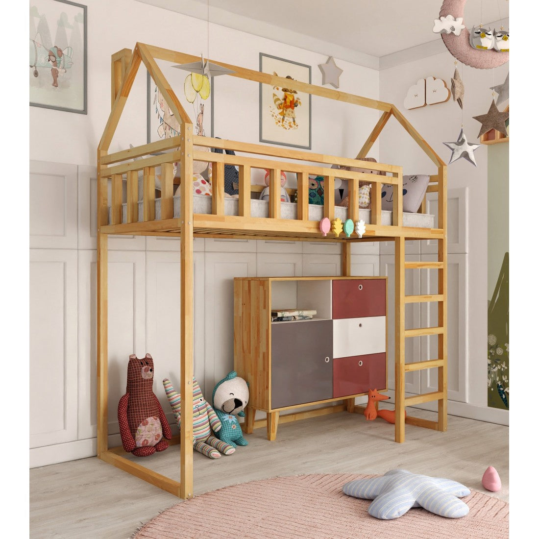 Arthur loft bed front entrance