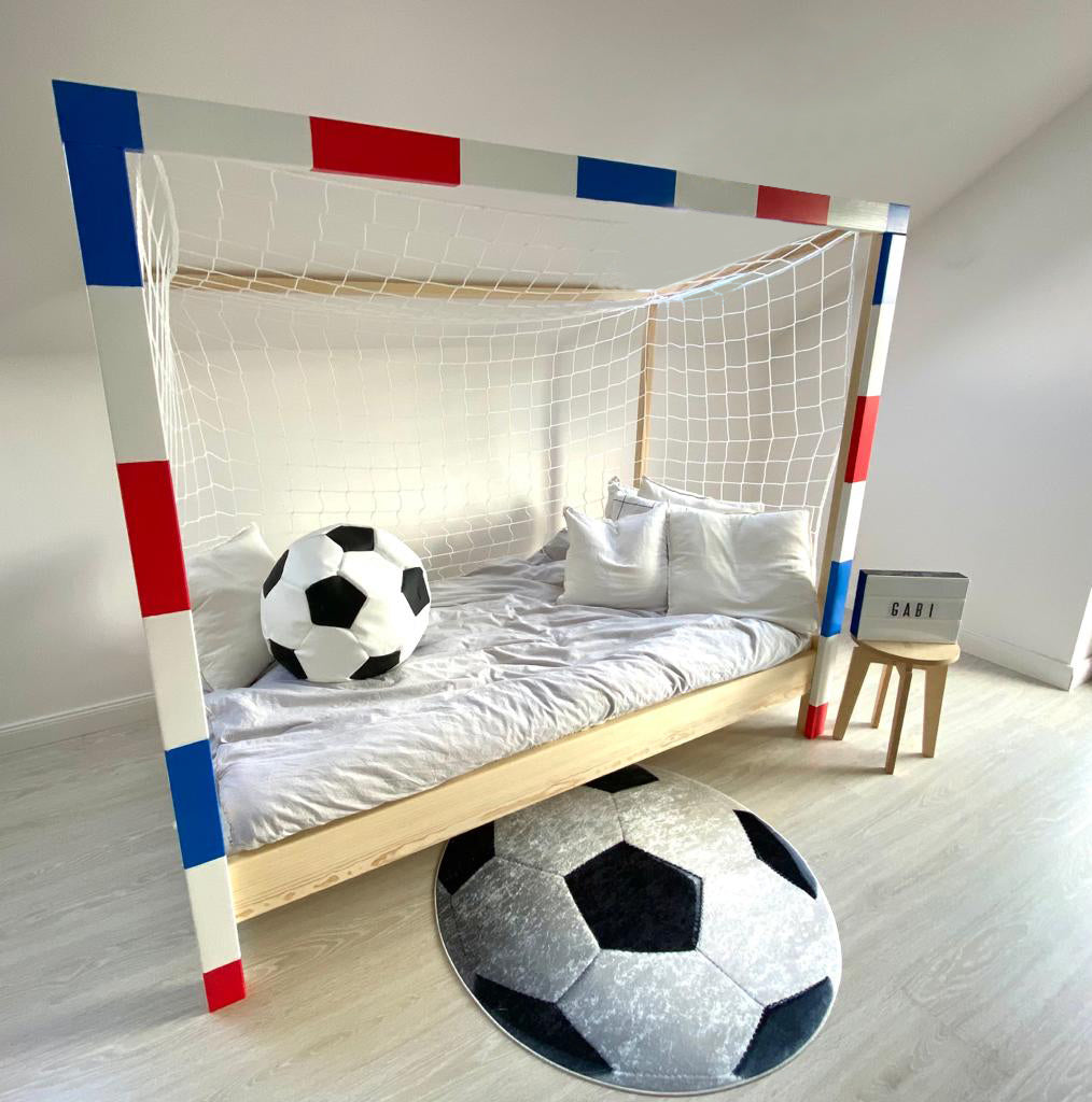 Cooles Fußballbett für Kinder