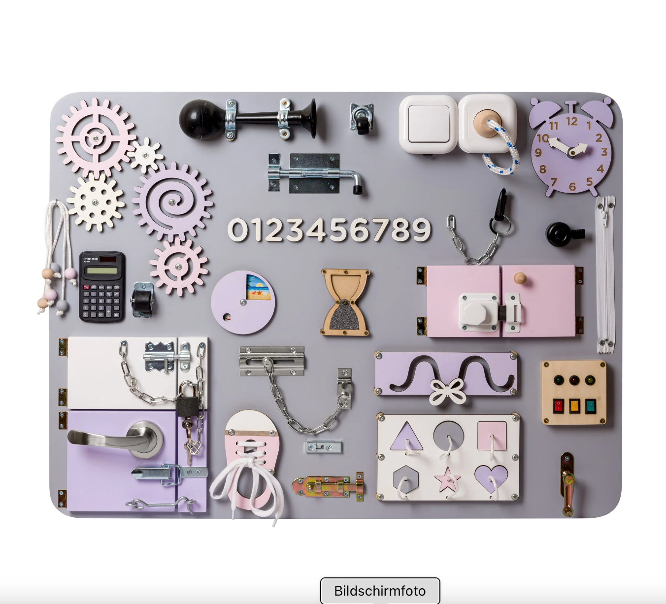 Große Motoriktafel Woobiboard PREMIUM XL Besties Power