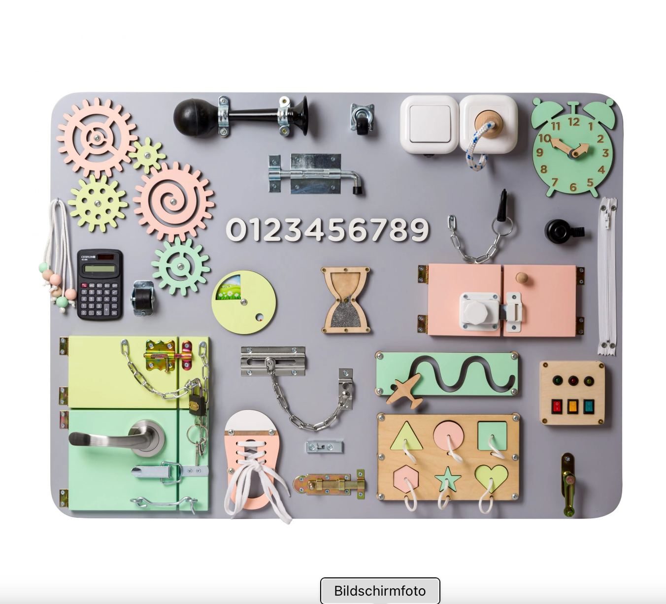 Große Motoriktafel Woobiboard PREMIUM XL Hey, wanna play?