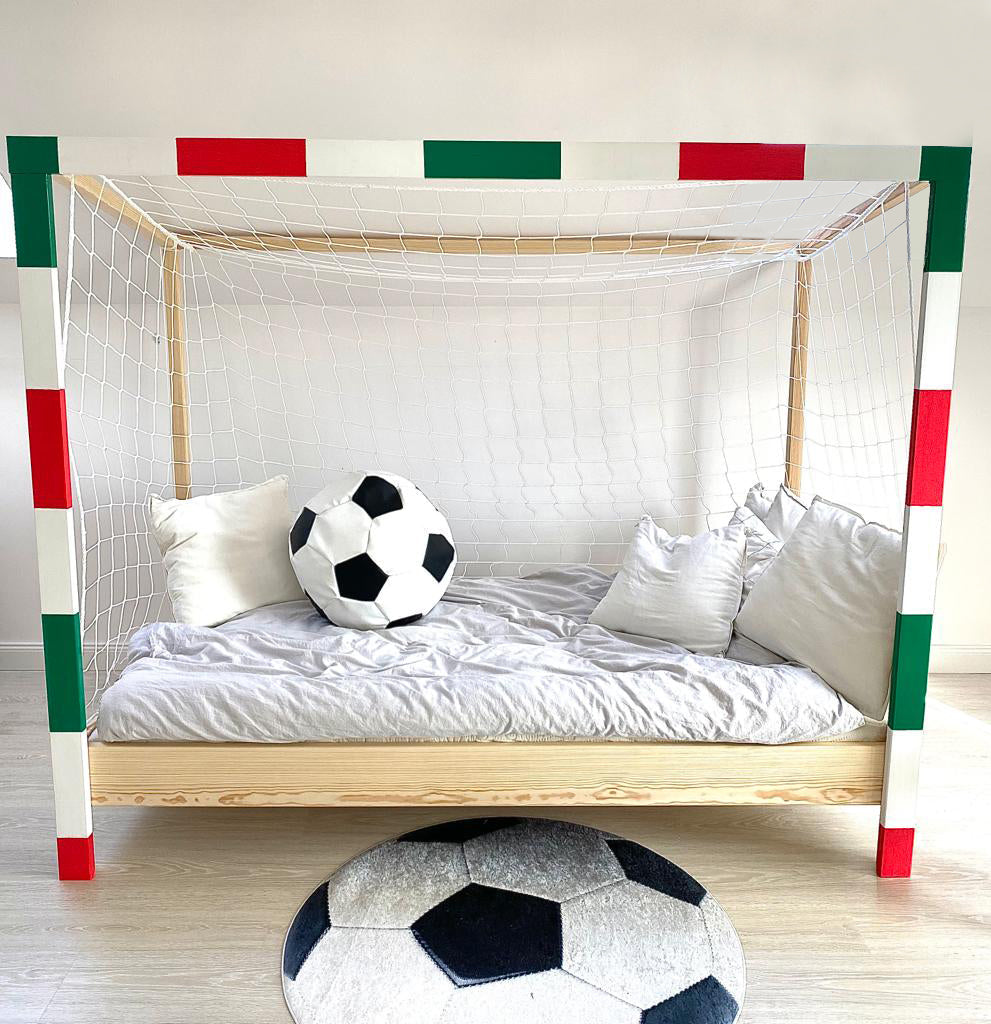 Cooles Fußballbett für Kinder