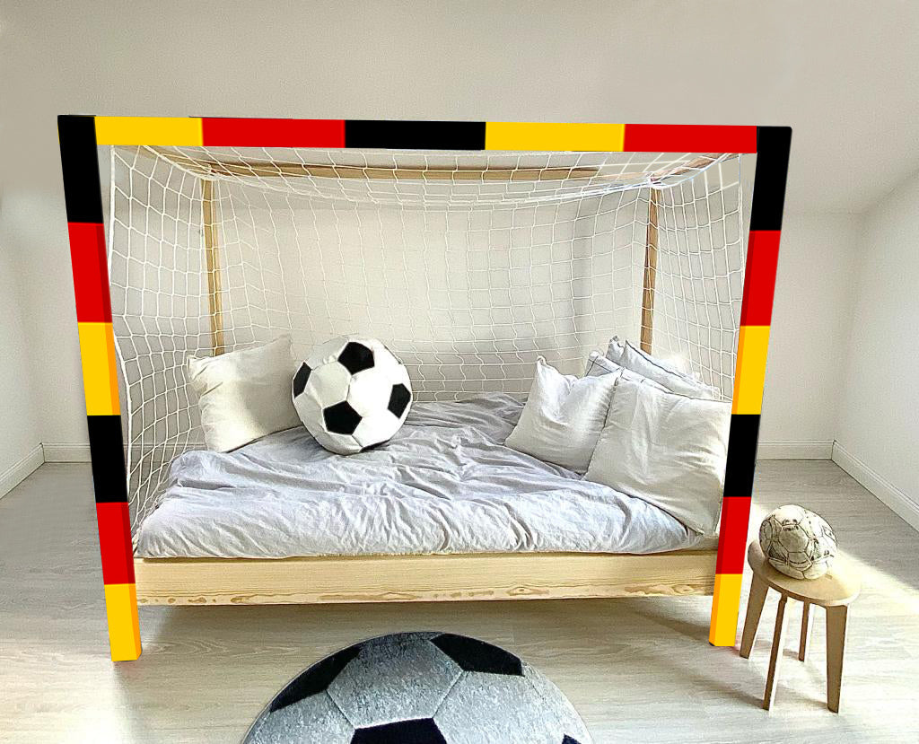 Cooles Fußballbett für Kinder