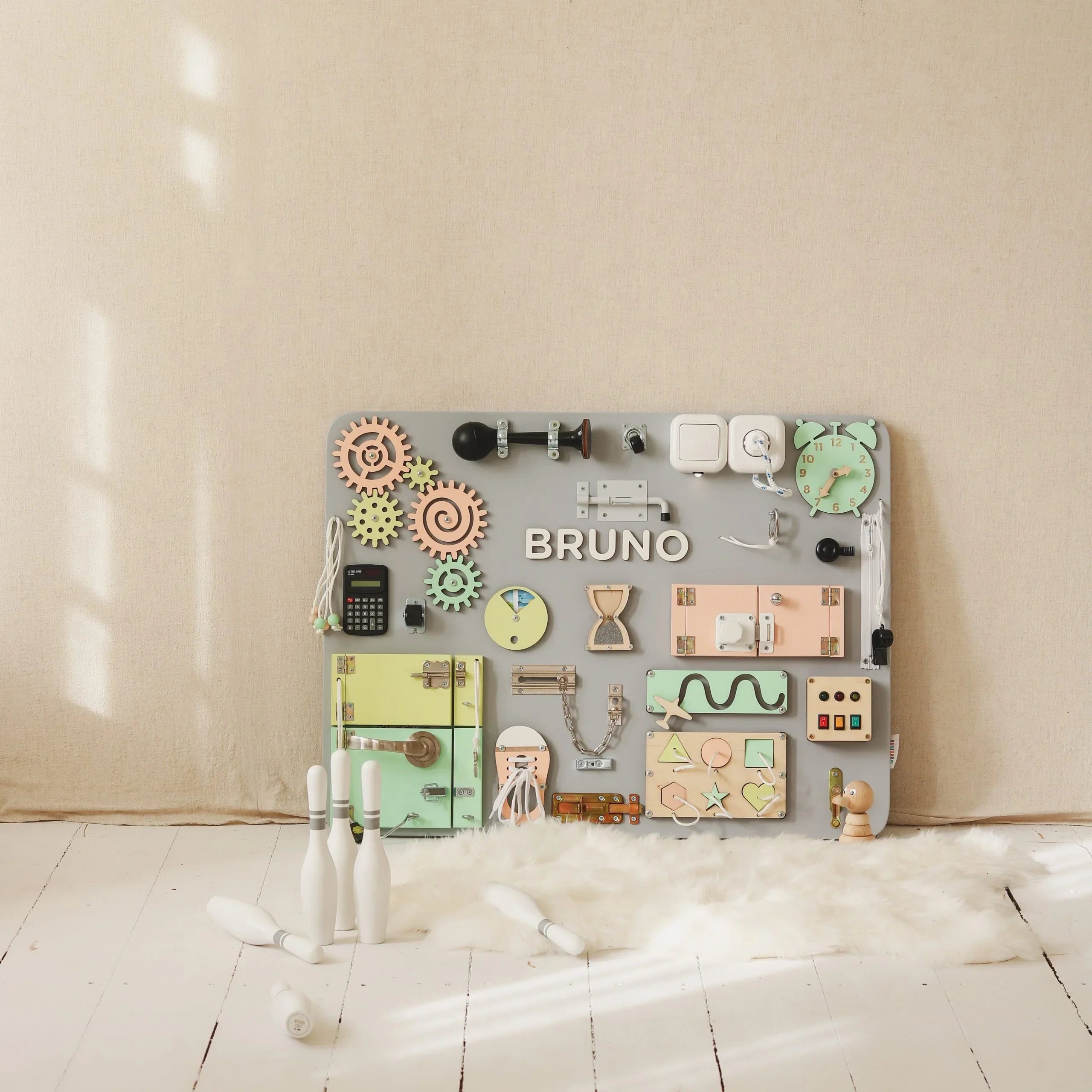 Große Motoriktafel Woobiboard PREMIUM XL Besties Power