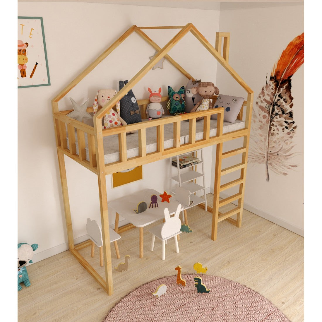 Starlight loft bed - front entrance