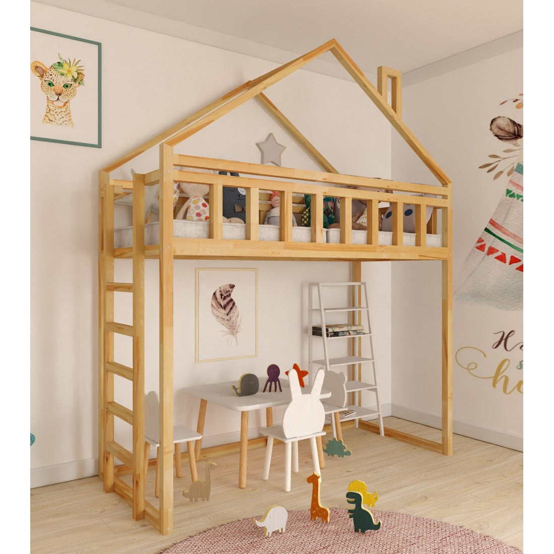 Lit mezzanine Starlight - entrée latérale