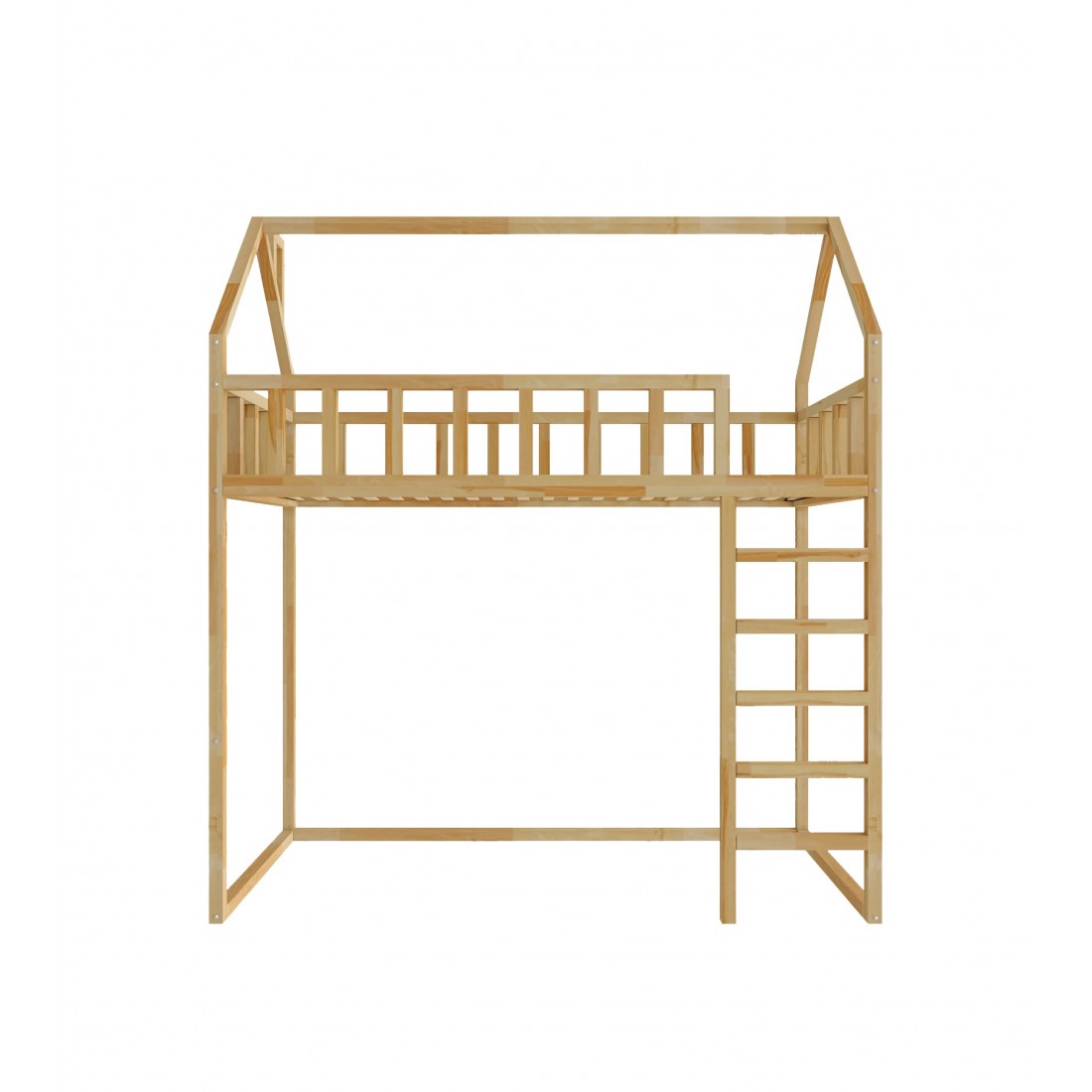 Arthur loft bed - front entrance 150 cm under the bed